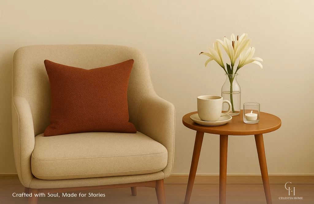 Simple home styling updates featuring handcrafted décor