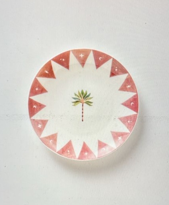 Eterna Crane Quarter Plates - Set of 2