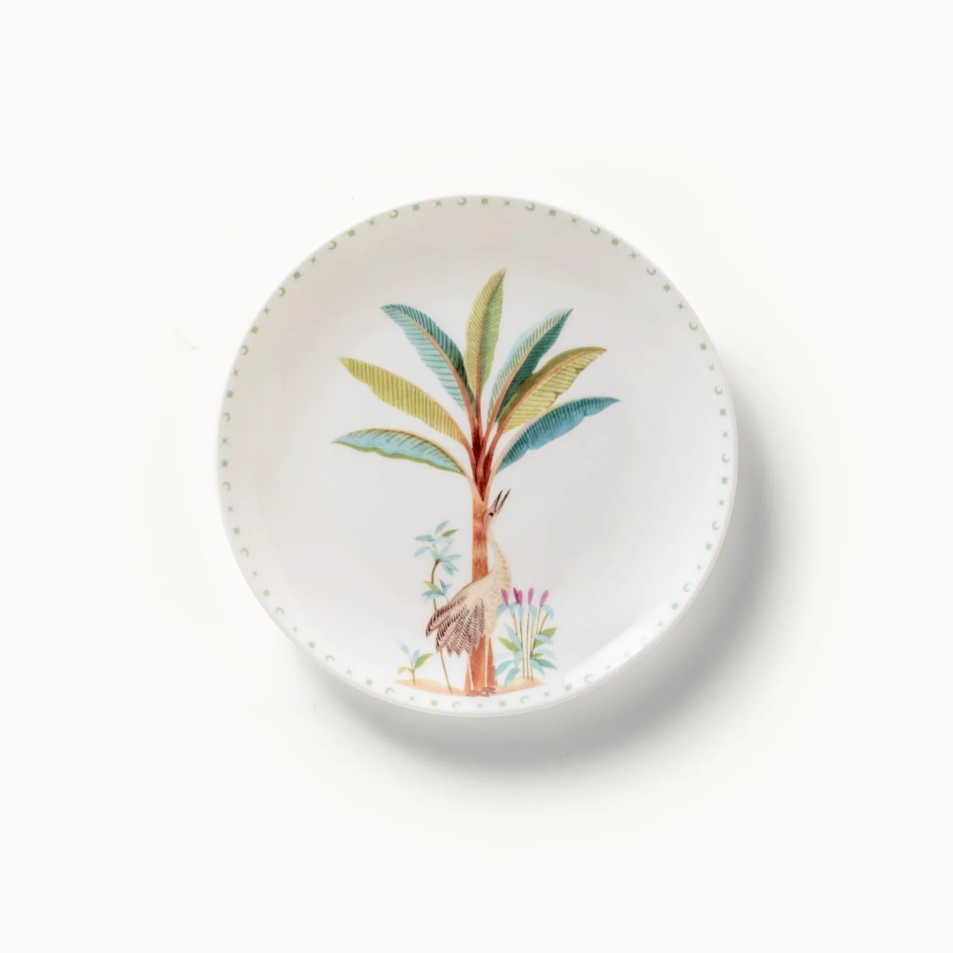 Eterna Crane Quarter Plates - Set of 2