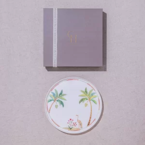 Eterna round platter in box