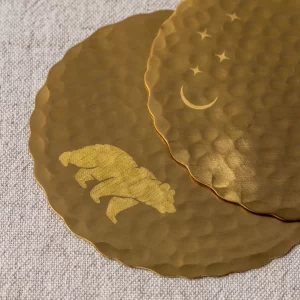 Masion Lustré Bear decorative coasters