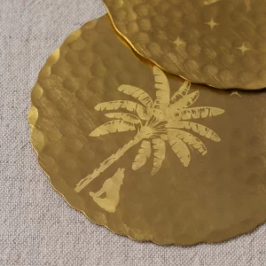 Masion Lustré Wolf handcrafted coasters