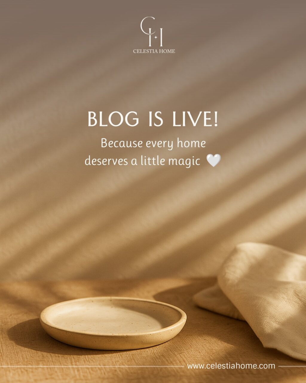 Instagram post from celestiahome. This post is in position 1.