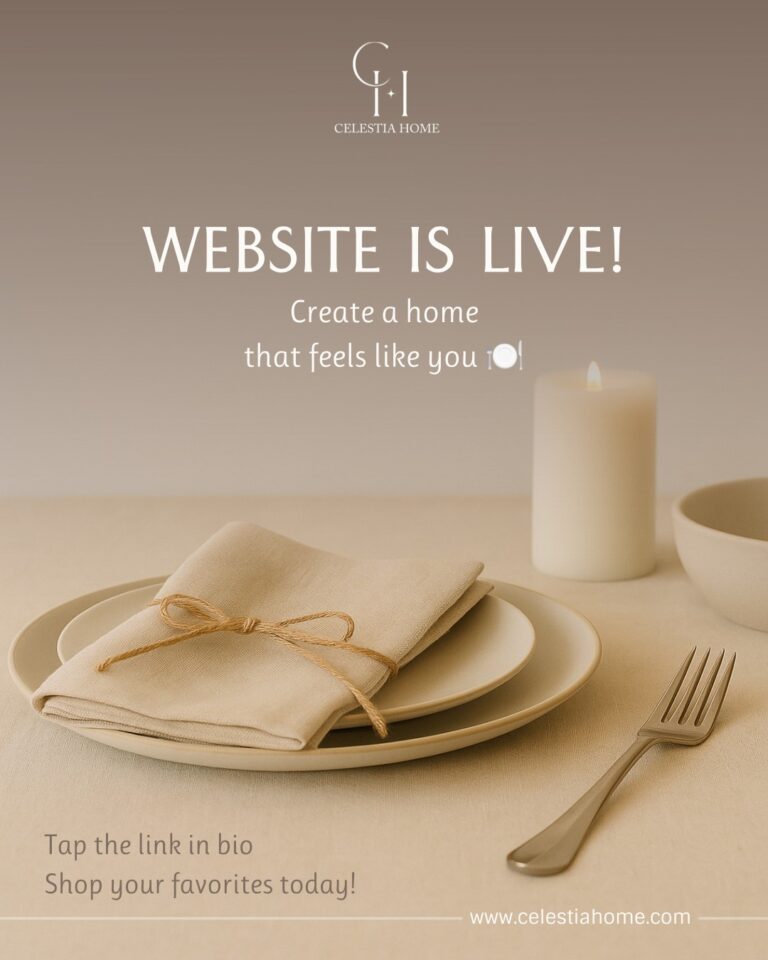 Instagram post from celestiahome. This post is in position 3.